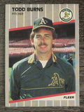 1989 Fleer #3 Todd Burns