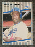 1989 Fleer #56 Mike Devereaux