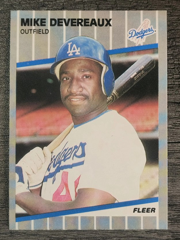 1989 Fleer #56 Mike Devereaux