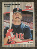 1989 Fleer #114 Brian Harper