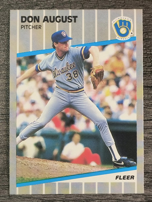 1989 Fleer #177 Don August