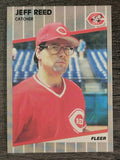 1989 Fleer #167 Jeff Reed