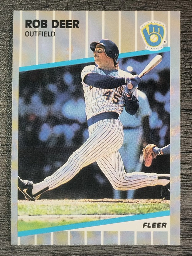 1989 Fleer #184 Rob Deer