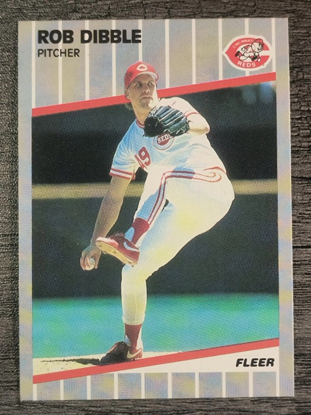 1989 Fleer #160 Rob Dibble RC