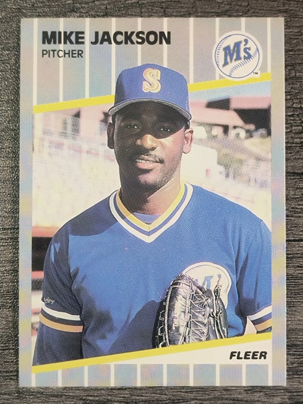 1989 Fleer #550 Mike Jackson