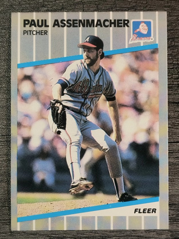 1989 Fleer #586 Paul Assenmacher