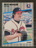 1989 Fleer #595 Rick Mahler