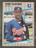 1989 Fleer #589 Terry Blocker