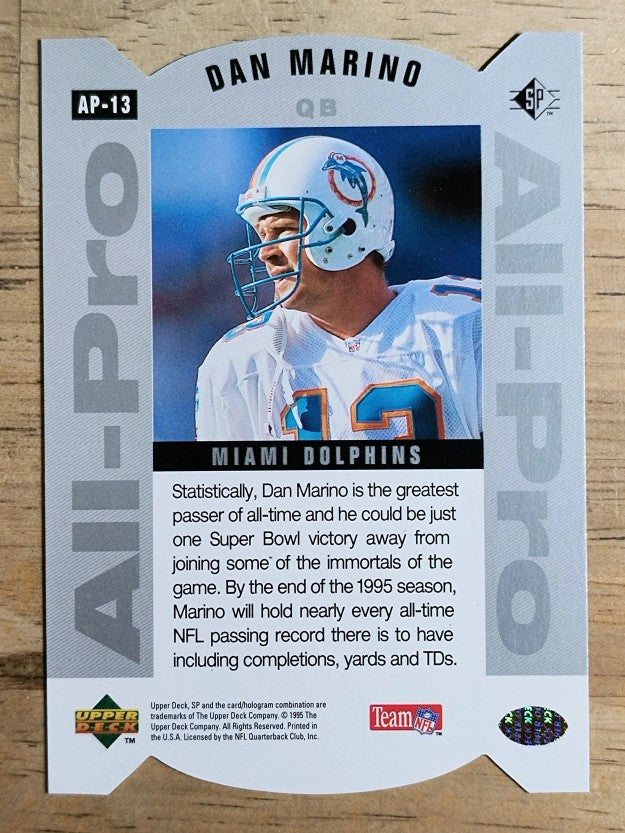 1995 SP All-Pros #13 Dan Marino