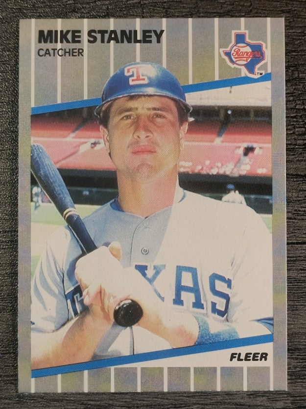 1989 Fleer #533 Mike Stanley