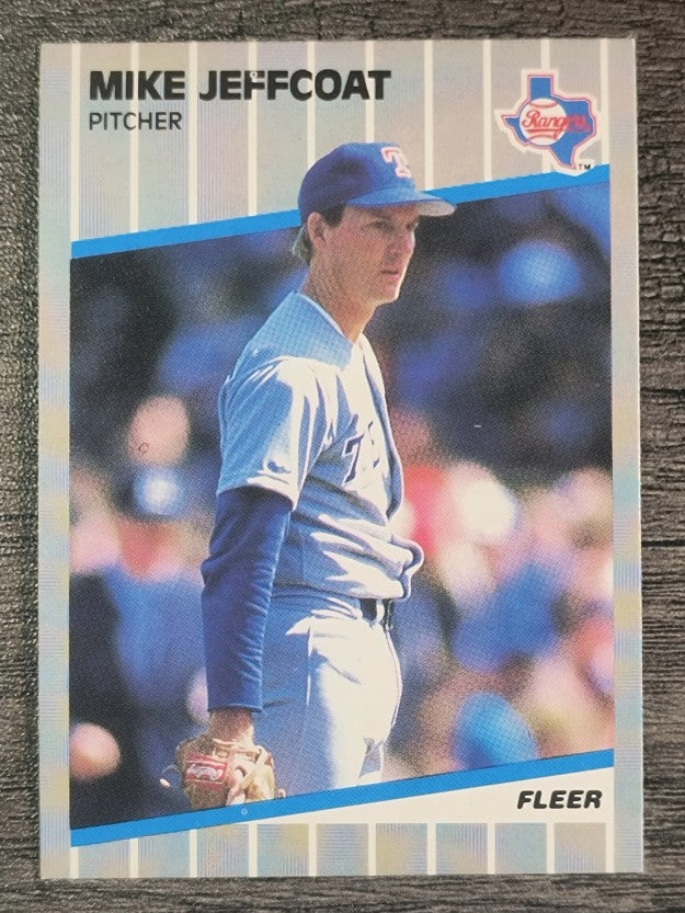 1989 Fleer #524 Mike Jeffcoat