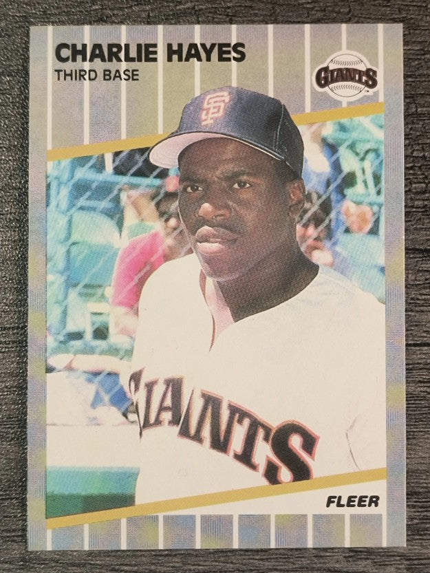 1989 Fleer #330 Charlie Hayes RC