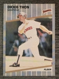 1989 Fleer #320 Dickie Thon