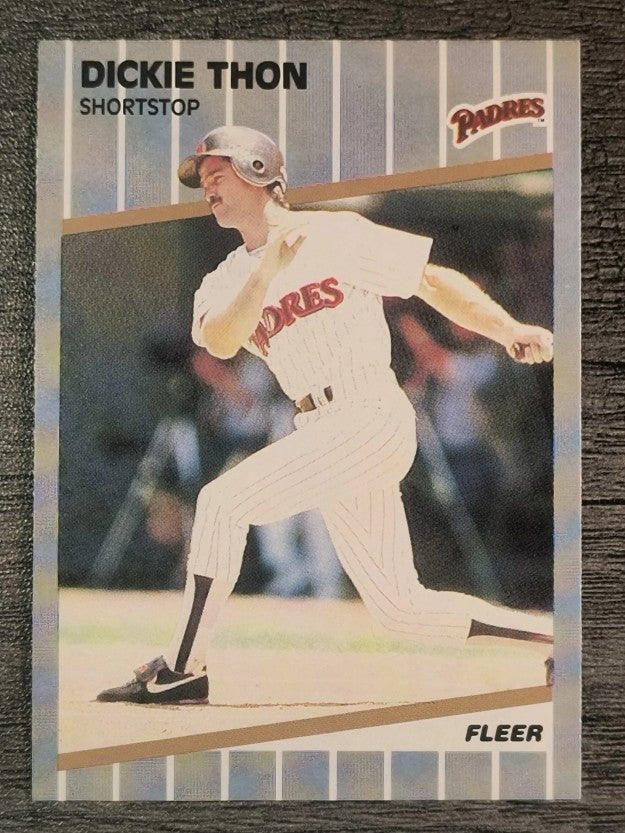 1989 Fleer #320 Dickie Thon