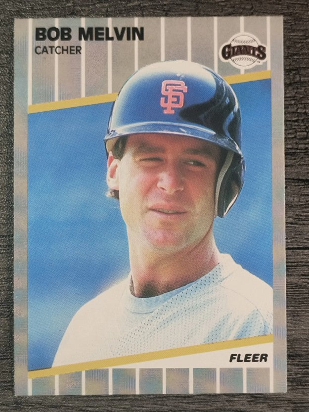 1989 Fleer #335 Bob Melvin