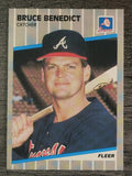 1989 Fleer #587 Bruce Benedict