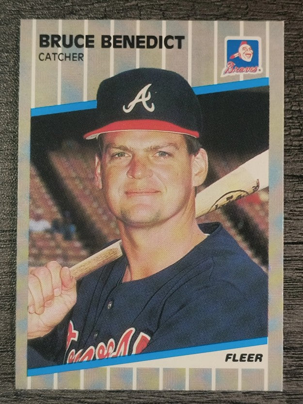 1989 Fleer #587 Bruce Benedict