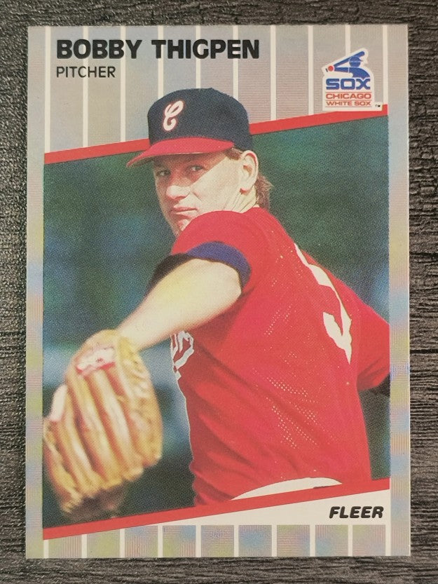 1989 Fleer #512 Bobby Thigpen