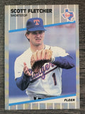 1989 Fleer #518 Scott Fletcher