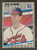 1989 Fleer #585 Jose Alvarez RC