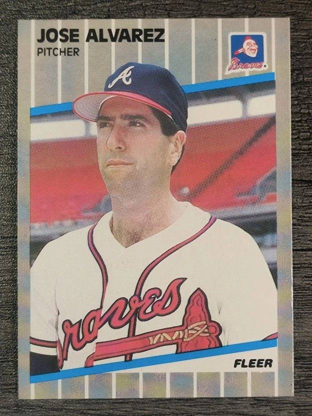 1989 Fleer #585 Jose Alvarez RC
