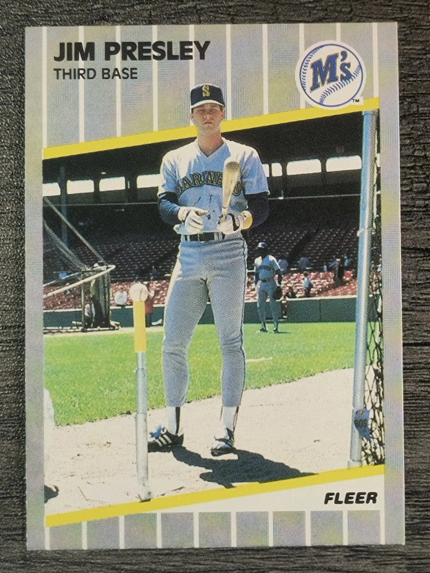 1989 Fleer #555 Jim Presley