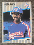 1989 Fleer #517 Cecil Espy