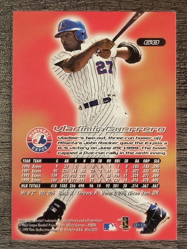 2000 Ultra #60 Vladimir Guerrero