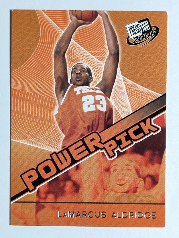 2006 Press Pass #34 LaMarcus Aldridge PP