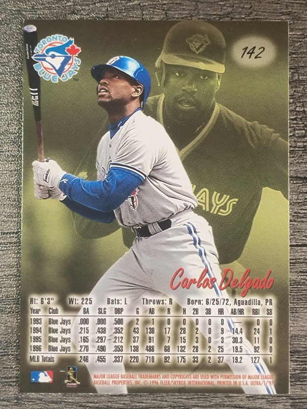 1997 Ultra #142 Carlos Delgado