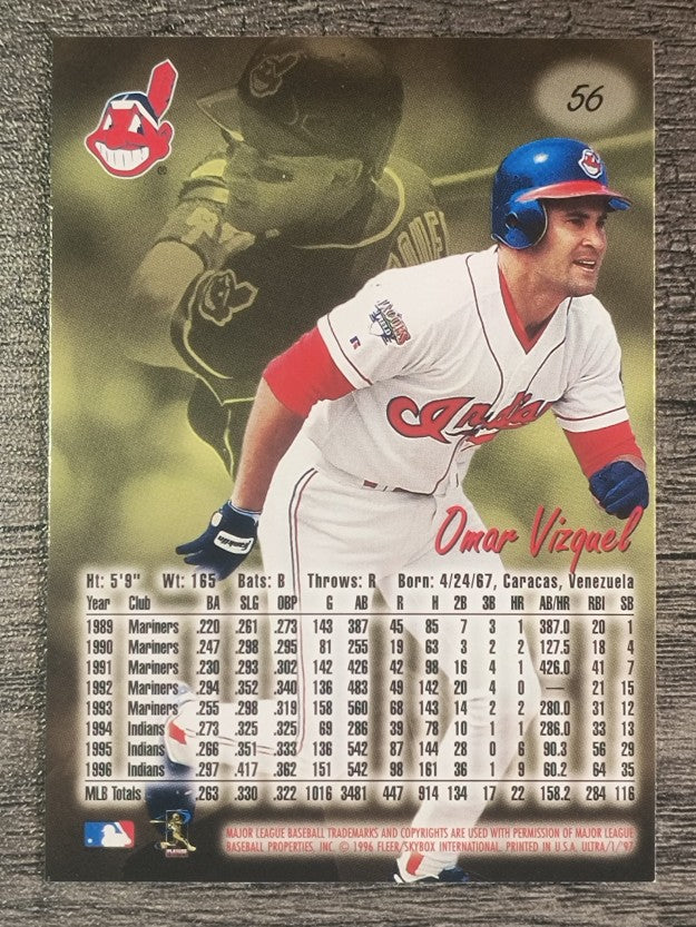1997 Ultra #56 Omar Vizquel