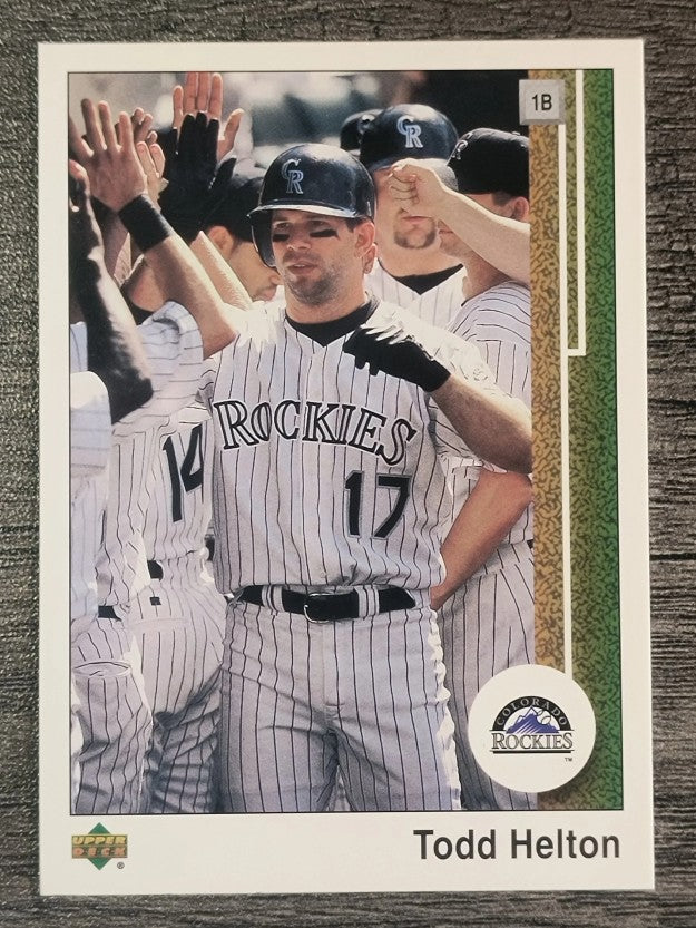 2002 UD Authentics #166 Todd Helton