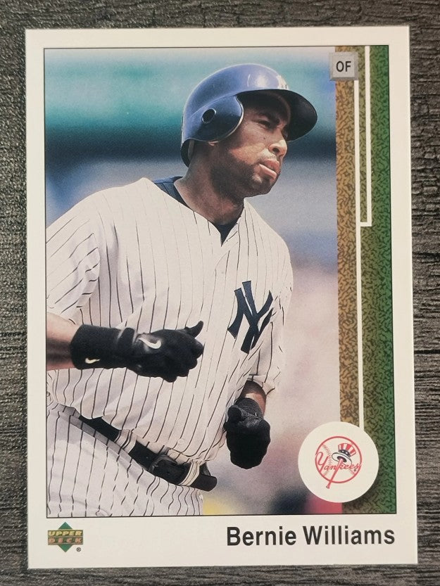 2002 UD Authentics #82 Bernie Williams
