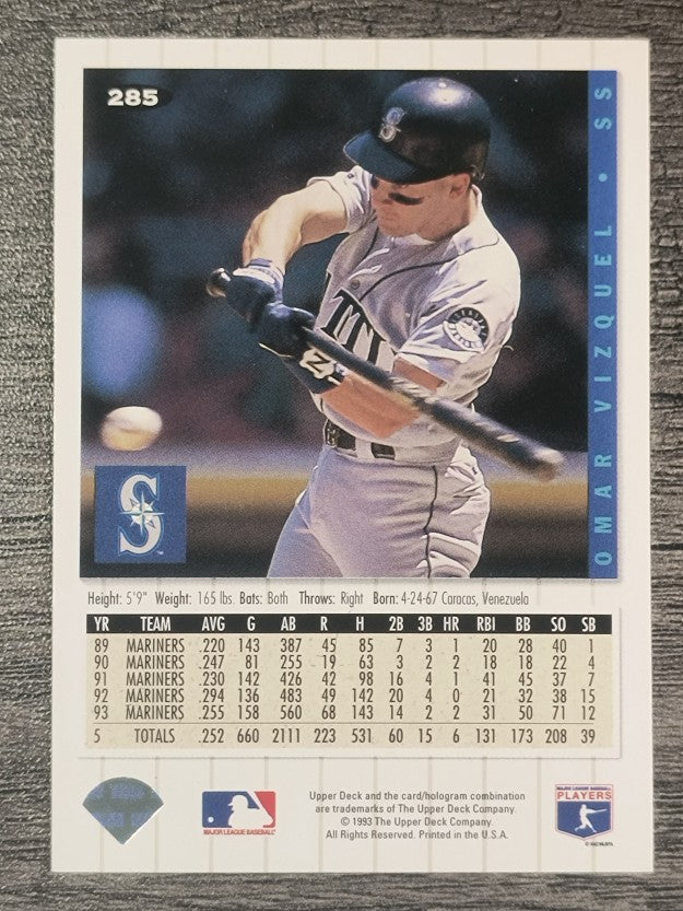 1994 Collector's Choice #285 Omar Vizquel