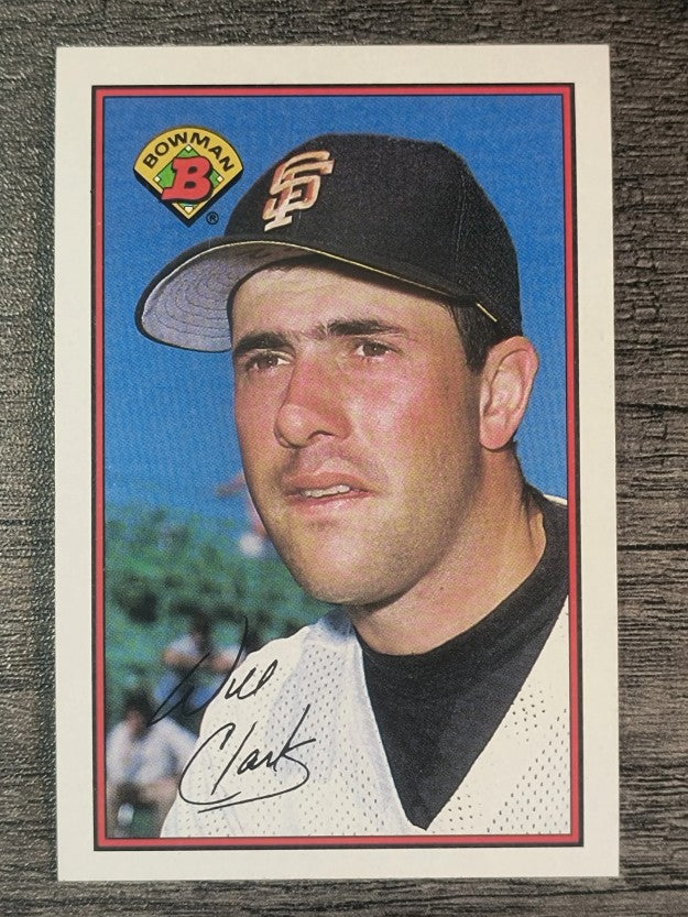 1989 Bowman #476 Will Clark