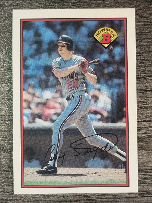 1989 Bowman #89 Cory Snyder
