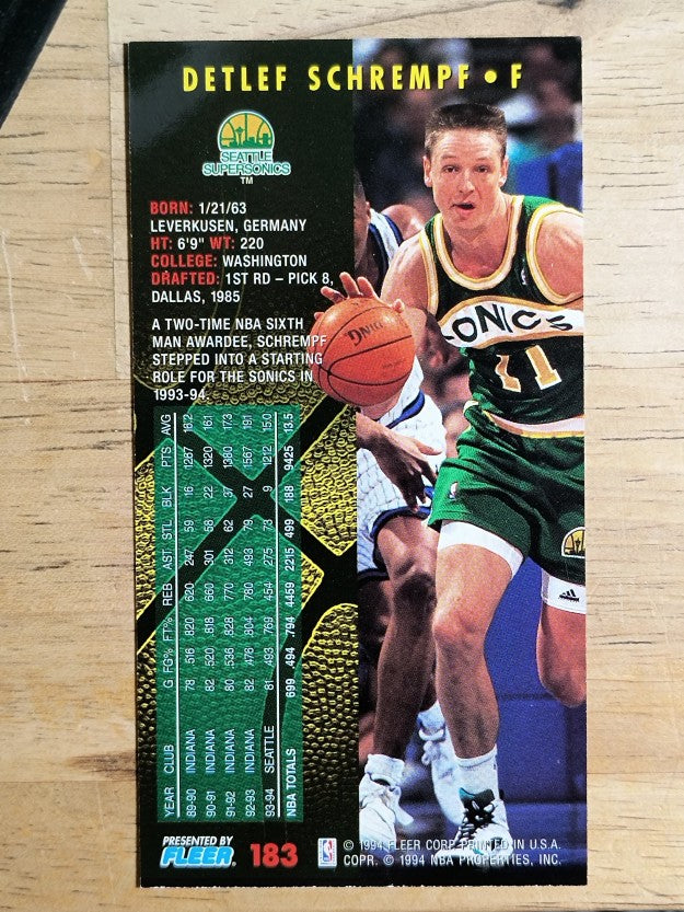 1994-95 Jam Session #183 Detlef Schrempf