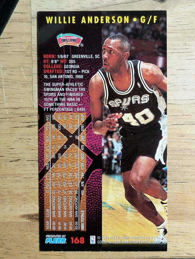 1994-95 Jam Session #168 Willie Anderson