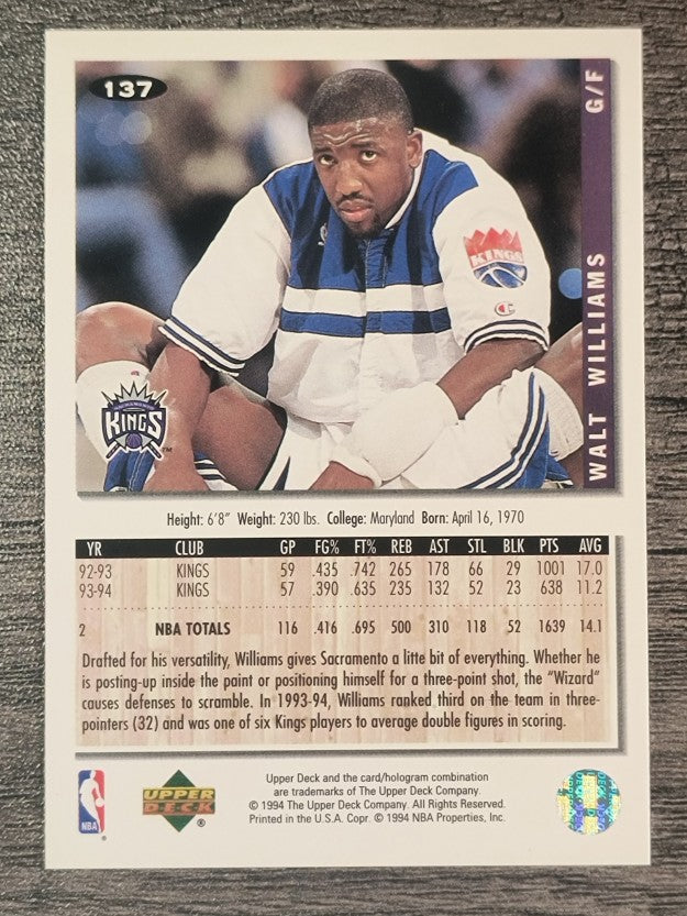 1994-95 Collector's Choice #137 Walt Williams