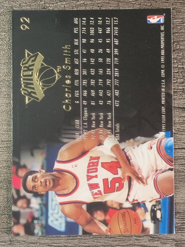 1995-96 Flair #92 Charles Smith