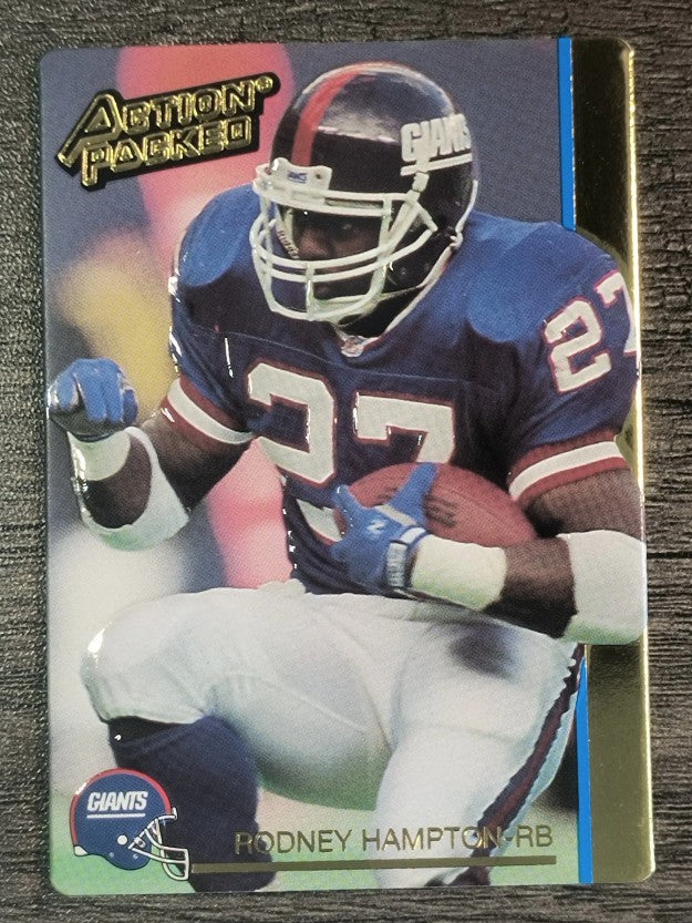1992 Action Packed #181 Rodney Hampton