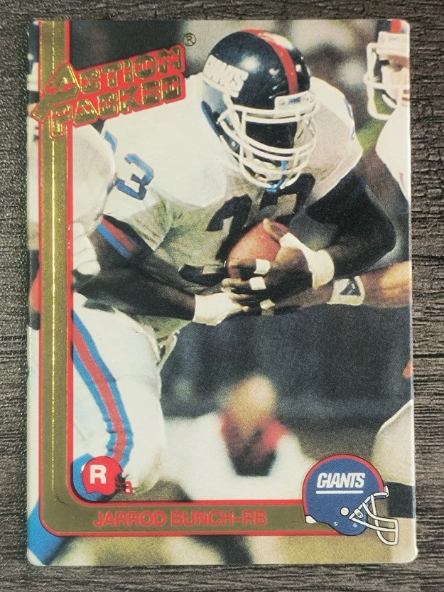 1991 Action Packed Rookie Update #11 Jarrod Bunch RC