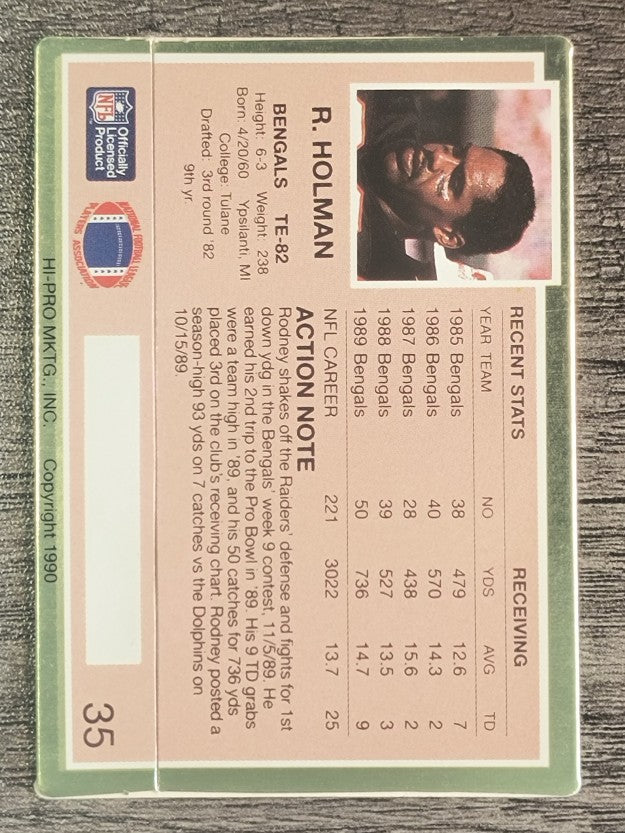 1990 Action Packed #35 Rodney Holman