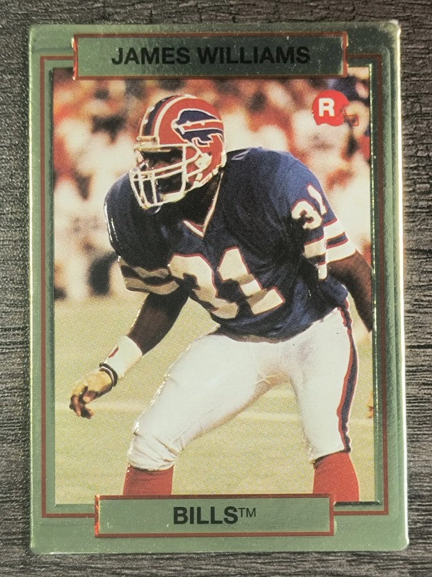 1990 Action Packed Rookie Update #3 James Williams DB RC