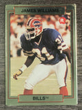 1990 Action Packed Rookie Update #3 James Williams DB RC