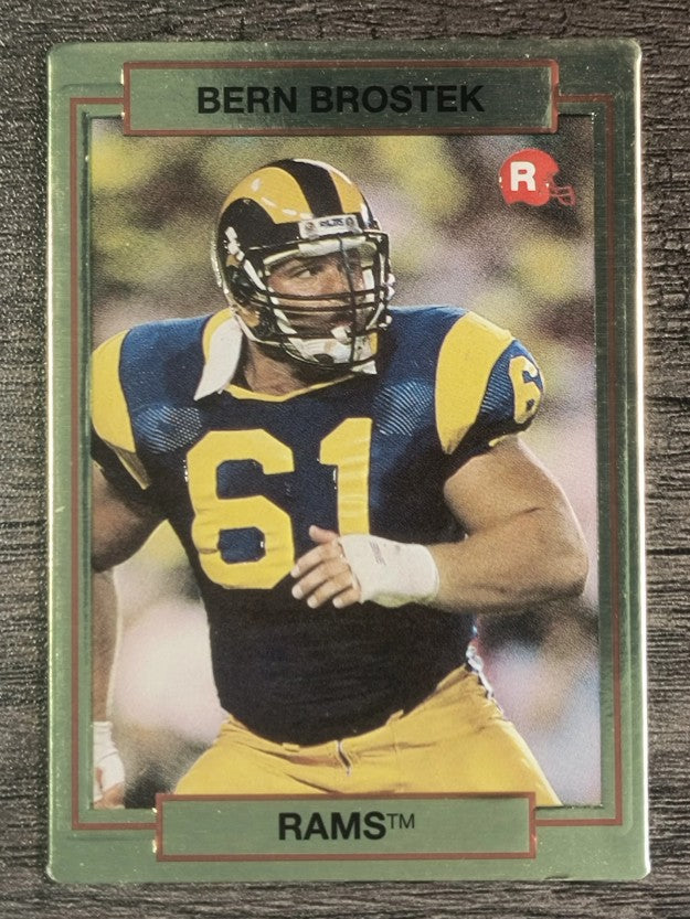 1990 Action Packed Rookie Update #33 Bern Brostek RC