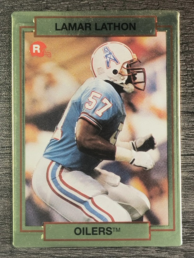 1990 Action Packed Rookie Update #32 Lamar Lathon RC