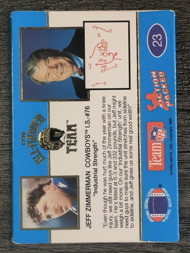 1990 Action Packed All-Madden #23 Jeff Zimmerman