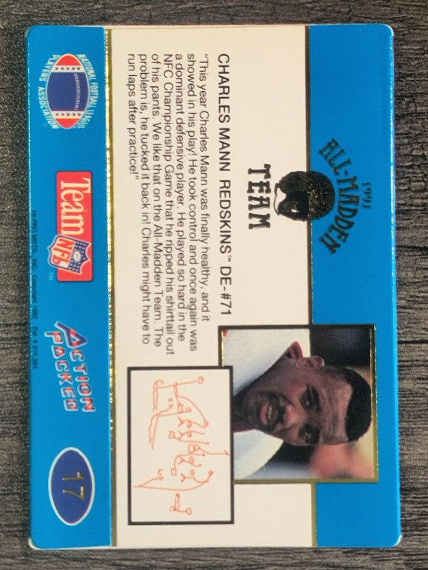 1991 Action Packed All-Madden #17 Charles Mann
