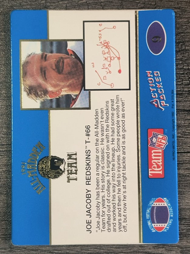 1991 Action Packed All-Madden #9 Joe Jacoby